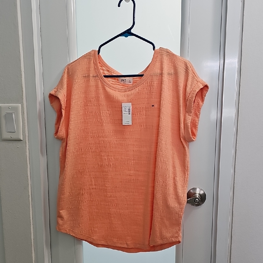 Maurices Women's Orange Short Sleeve Tee